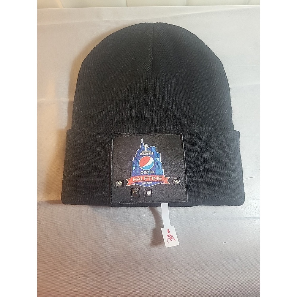 Limited Edition Super Bowl XLVIII Halftime Show Beanie Cap Lighted LED‎